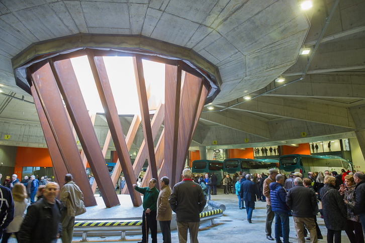 Donostiako autobus geltokia inauguratu dute. (Juan Carlos RUIZ / ARGAZKI PRESS)