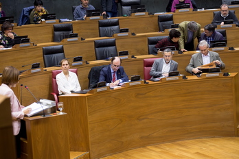 Pleno monográfico sobre empleo en la Cámara navarra. (Iñigo URIZ / ARGAZKI PRESS)