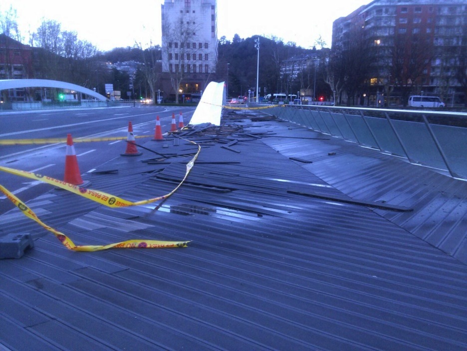 Puente de Mundaiz, en Donostia. 