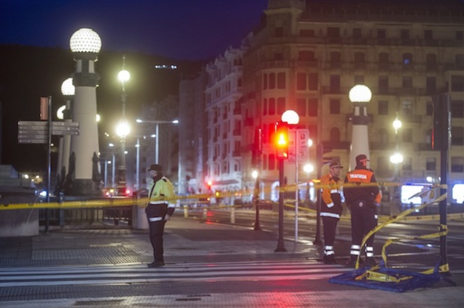 Temporal en Donostia. (Jon URBE/ARGAZKI PRESS)