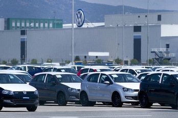 Planta de Volkswagen en Landaben. (Iñigo URIZ/ARGAZKI PRESS)