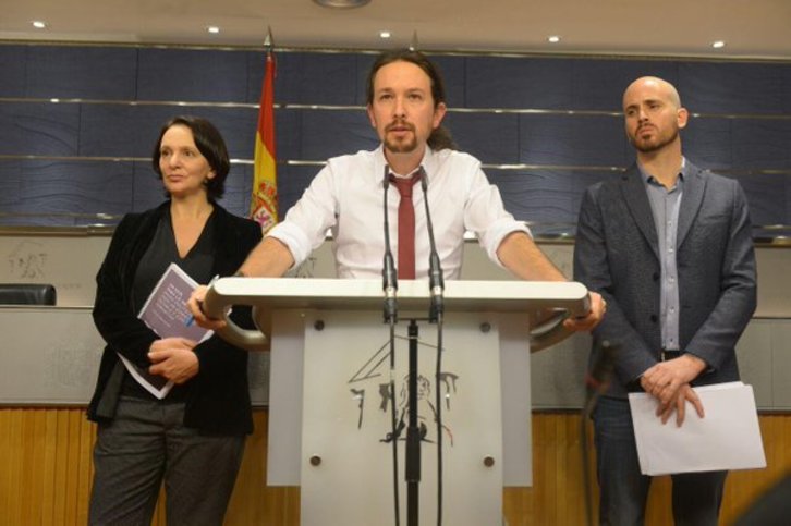 Pablo Iglesias ha comparecido en el Congreso de Madrid. (@ahorapodemos)