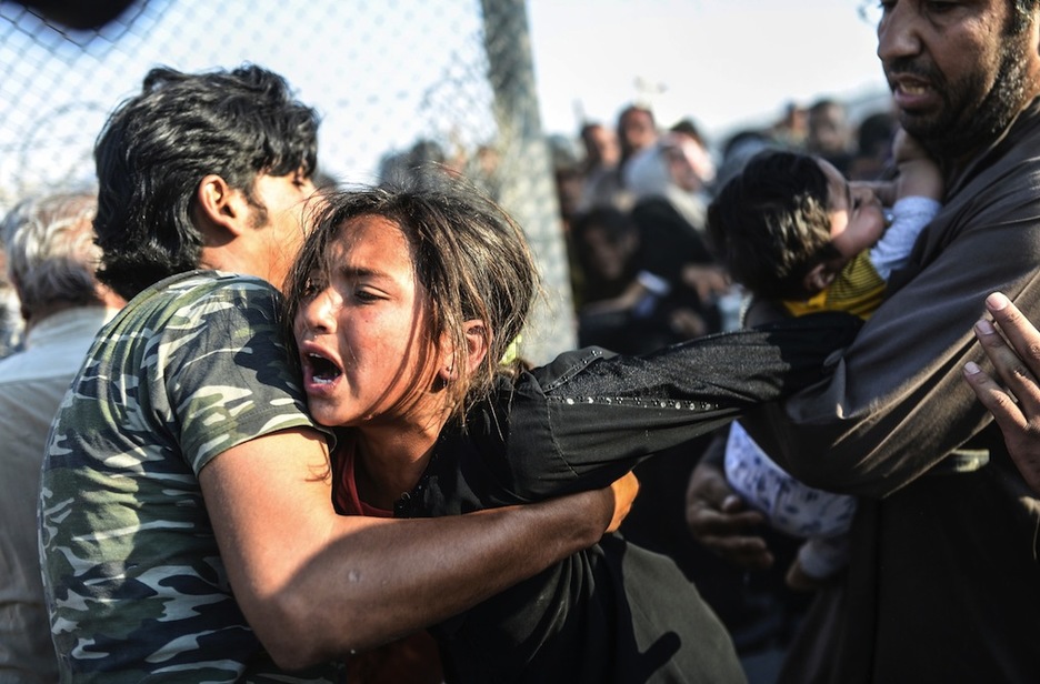 El tercer premio en ‘Actualidad’ también recoge el drama de los refugiados. (Bulent KILIC)