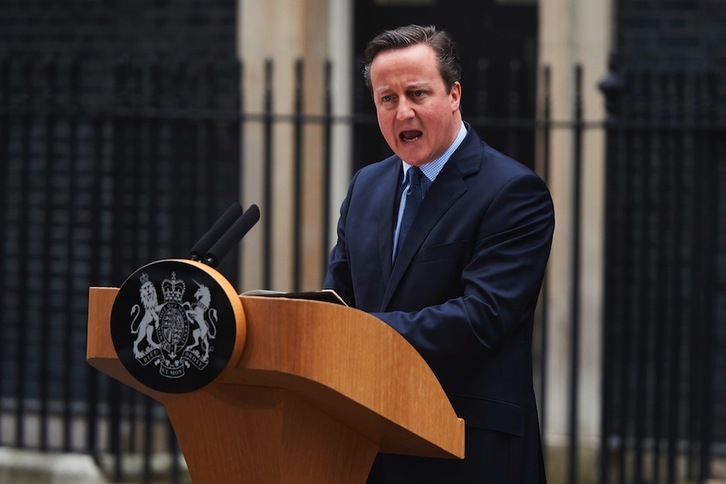 David Cameron ha comparecido en Downing Street. (Niklas HALLE'N/AFP) 