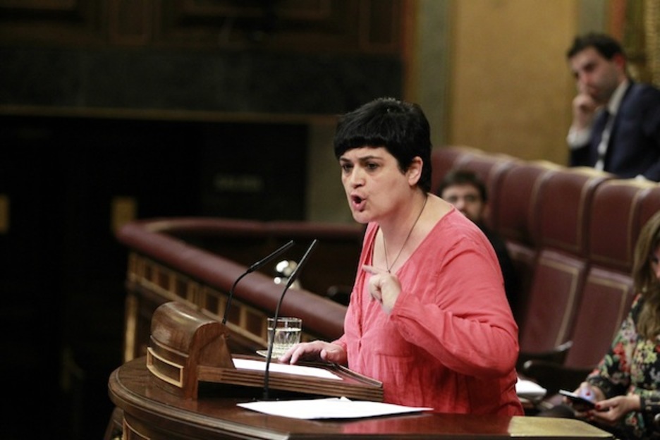 Marian Beitialarrangoitia, durante su intervención en el Congreso. (J. DANAE / ARGAZKI PRESS)