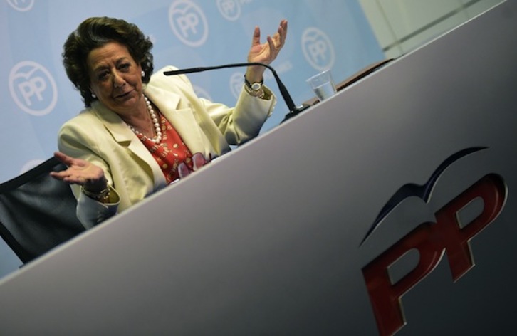 Rita Barberá, exalcaldesa de Valencia y senadora del PP. (José JORDÁN/AFP)
