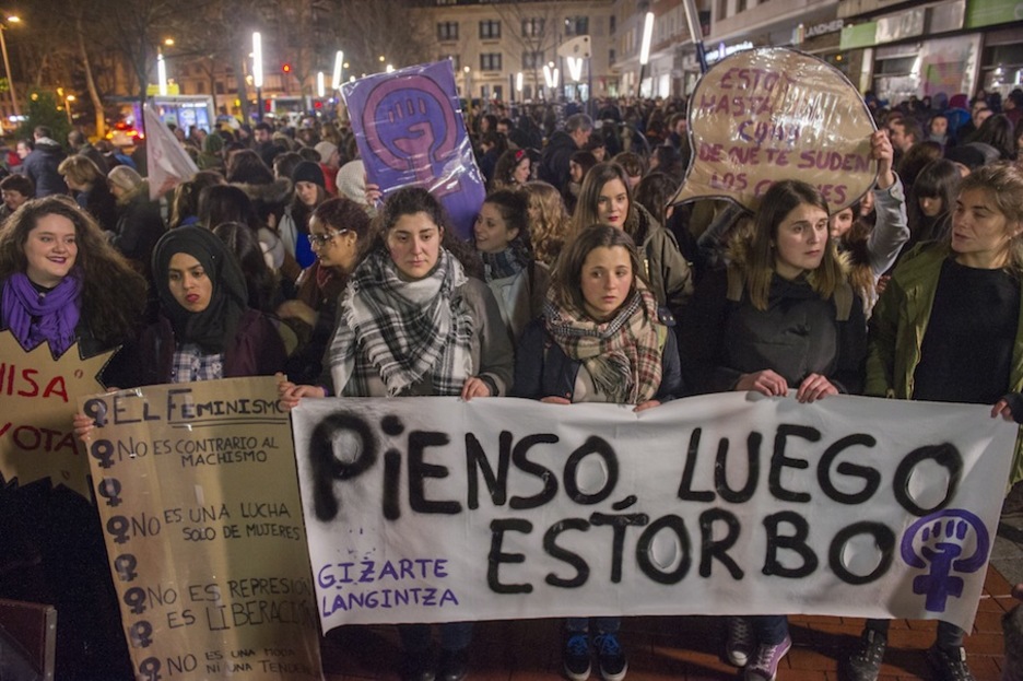 Manifestación en Gasteiz. (Juanan RUIZ / ARGAZKI PRESS)