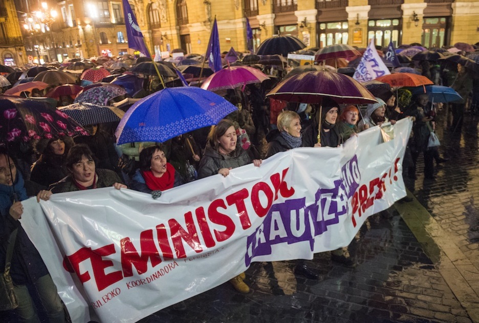 Manifestación en Bilbo. (Marisol RAMÍREZ / ARGAZKI PRESS)