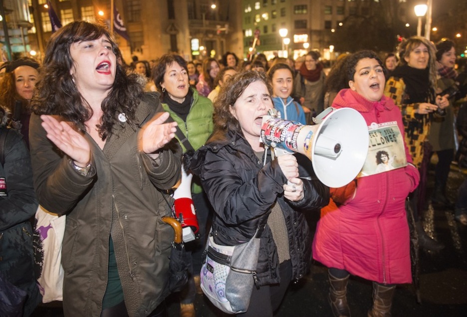 Manifestación en Bilbo. (Marisol RAMÍREZ / ARGAZKI PRESS)