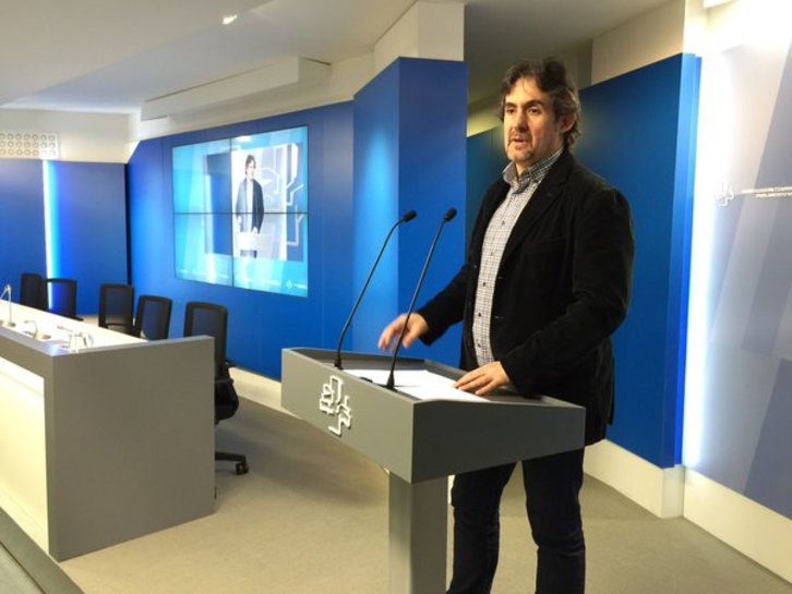 Pello Urizar en una comparecencia anterior. 