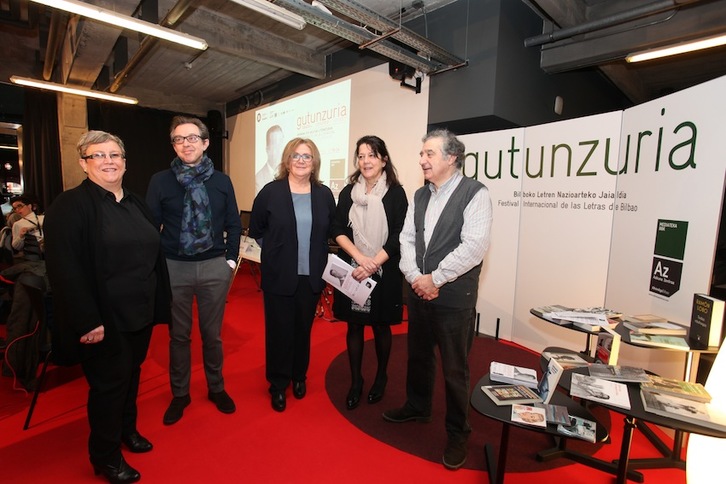 Gutun Zuriaren aurkezpena, Bilbon. (NAIZ)