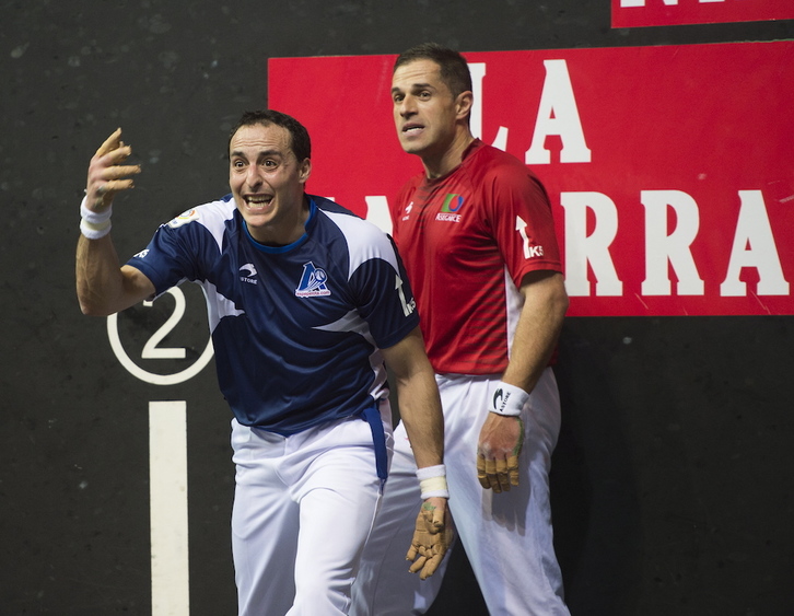 Gaur Irujok ez du asmatu, Olaizolak denean berriz. (Marisol RAMIREZ | ARGAZKI PRESS)