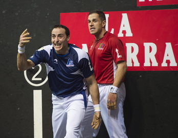 Gaur Irujok ez du asmatu, Olaizolak denean berriz. (Marisol RAMIREZ | ARGAZKI PRESS)