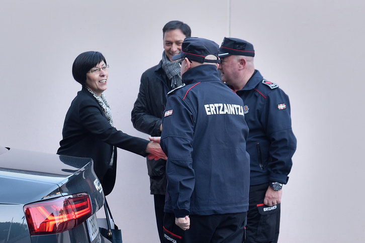 La consejera Beltrán de Heredia, en un acto en Ondarroa. (IREKIA)