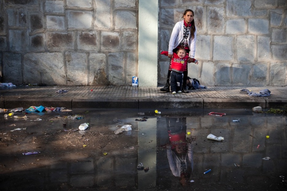 La higiene empeora día a día en Idomeni. (Juan TEIXEIRA)