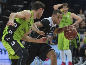 Bilbao Basket se ha impuesto con claridad ante el conjunto donostiarra. (Monika DEL VALLE/ARGAZKI PRESS)