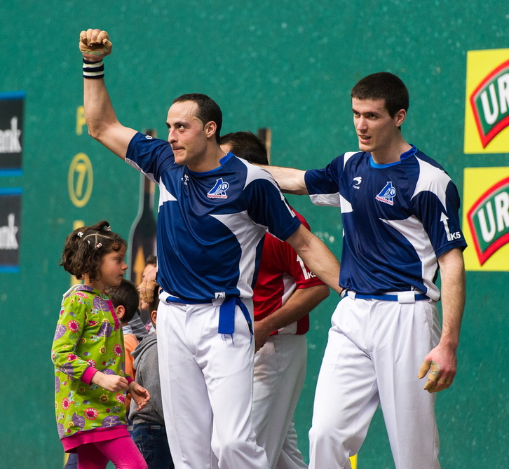 Irujo eta Rezusta finalerako sailkatu dira. (Juanan RUIZ / ARGAZKI PRESS)