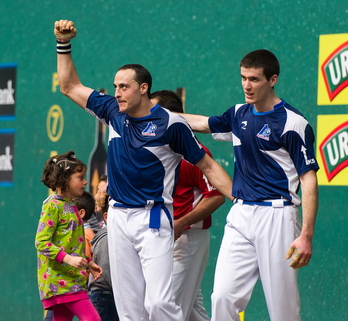 Irujo eta Rezusta finalerako sailkatu dira. (Juanan RUIZ / ARGAZKI PRESS)