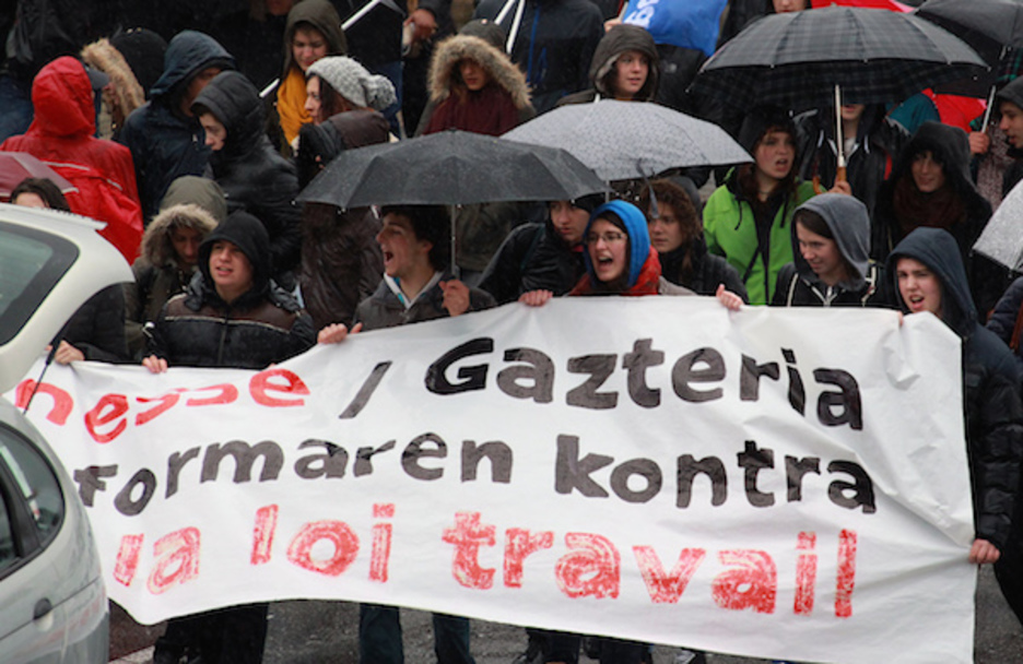 Lan erreformaren kontra Baionan