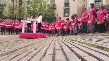 Acto celebrado por la CUP para presentar la movilización. (@cupnacional)