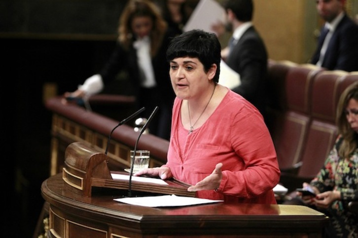 Marian Beitialarrangoitia, en una intervención en el Congreso. (J. DANAE/ARGAZKI PRESS)