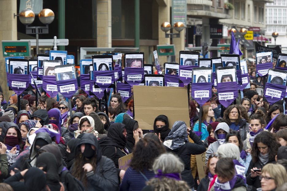 Emakumezko preso politikoak ere gogoan. Emakumezko preso politikoak ere gogoan.
