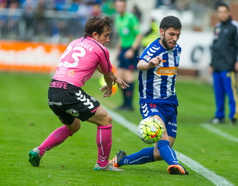 Dani Pacheco del Alavés. (Juanan RUIZ / ARGAZKI PRESS)