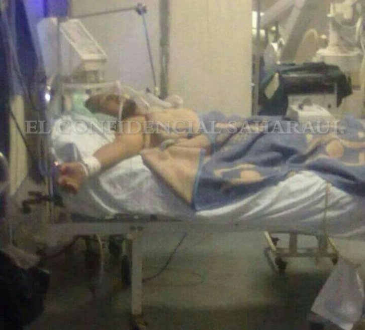 Imagen difundida en las redes sociales de Brahim. (@CSaharui)