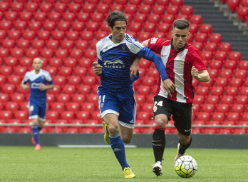 Ager Aketxe, en un lance del encuentro. (Monika DEL VALLE/ARGAZKI PRESS)