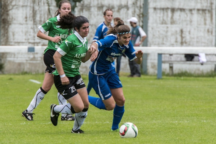 Oiartzunek garaipena lortu du Oviedoren aurrean. (Gorka RUBIO / ARGAZKI PRESS)