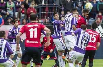 Osasuna se ha impuesto al Valladolid. (Jagoba MANTEROLA / ARGAZKI PRESS)