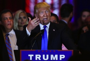 Donald Trump sigue imparable en su camino a la candidatura republicana. (Spencer PLATT/AFP)