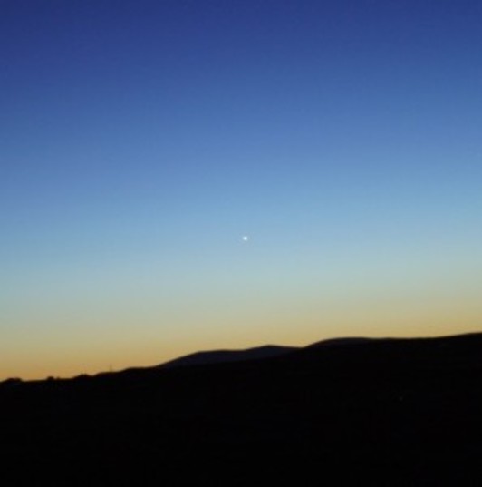 Imagen de Mercurio en el cielo