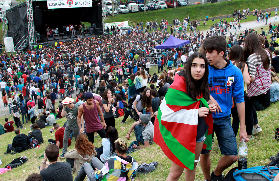 Xutik taldea Nafarroa gunean. (Bob EDME)