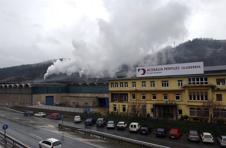Planta de Arcelor Mittal en Olaberria. (ARGAZKI PRESS)