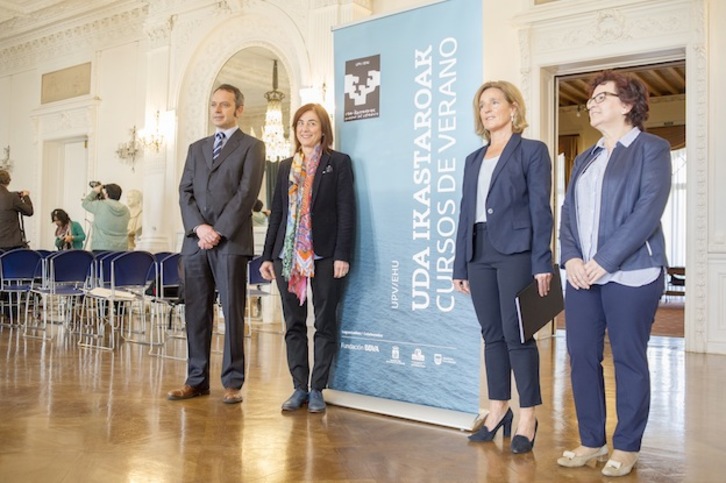 Presentación de los Cursos de Verano de la EHU-UPV. (Juan Carlos RUIZ / ARGAZKI PRESS)