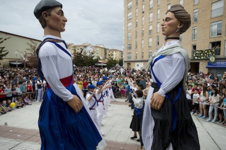 Gigantes de Arrotxapea. Iñigo URIZ/ARGAZKI PRESS