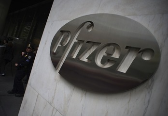 Sede de Pfizer en Nueva York. (Don EMMERT/AFP)