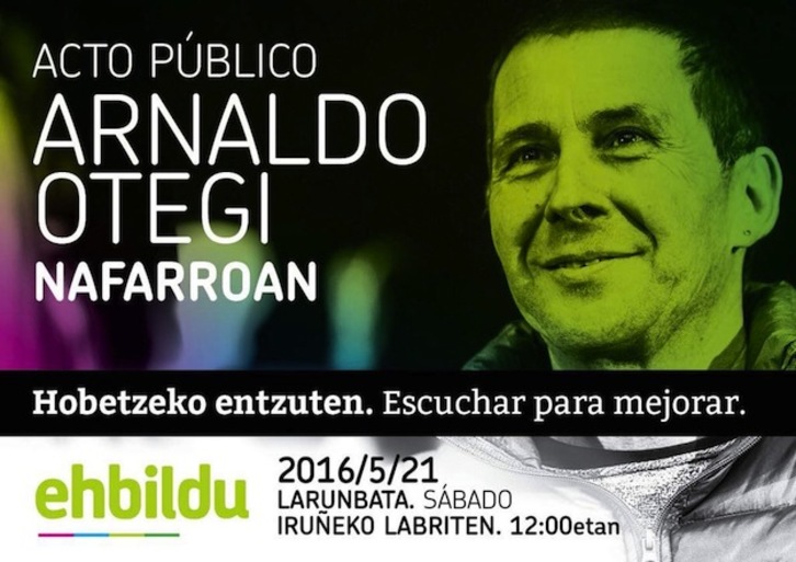 Cartel del primer acto del ciclo «Escuchar para mejorar».