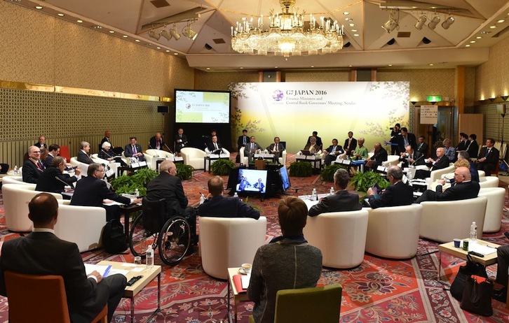 Inicio de la cumbre del G7 en Sendai. (Kazuhiro NOGI / AFP)