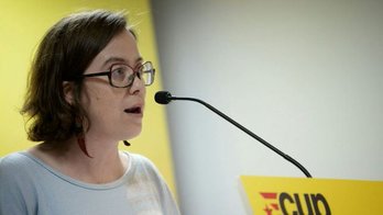 Eulàlia Reguant, diputada de la CUP. (@cupnacional)