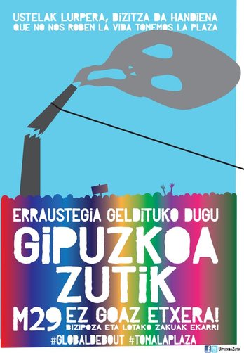 Erraustegia gelditzeko deialdia. (@GipuzkoaZutik)