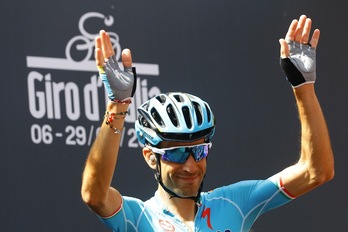 Nibalik Giroa irauli du 19. etapan. (Luk BENIES / AFP)