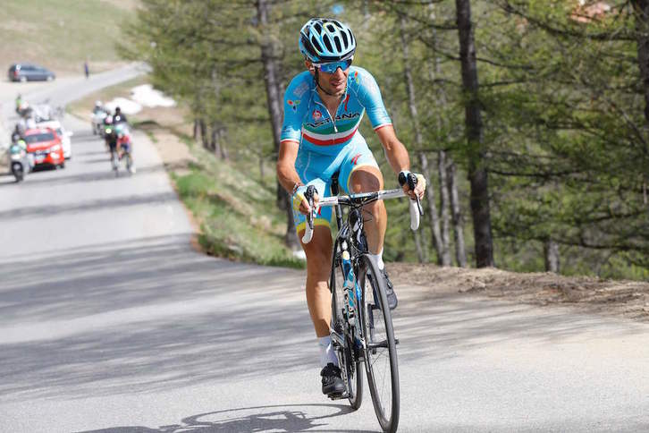 Nibali gaurko etapako une batean. (Luk BENIES | AFP)
