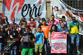 Herri Sanferminak dinamikaren agerraldia. (Herri Sanferminak)