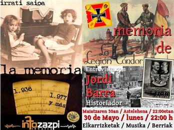 La Memoria. "Memoria de la Legión Cóndor"