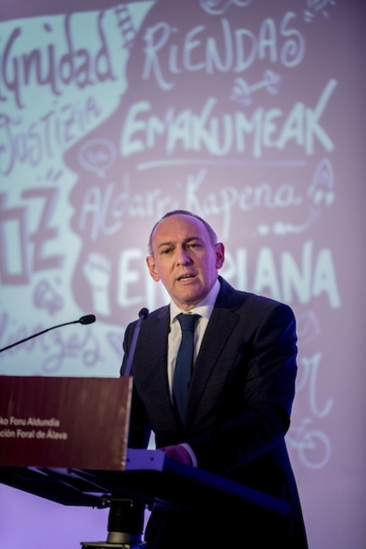 Ramiro González, diputado general de Araba. (Jaizki FONTANEDA/ARGAZKI PRESS)