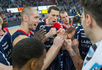 Laboral Kutxa Baskonia ha superado al Herbalife para colarse en semifinales. (Juanan RUIZ / ARGAZKI PRESS)