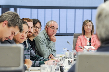 PNV y EH Bildu han apoyado la declaración en defensa de las consultas. (Gorka RUBIO/ARGAZKI PRESS)