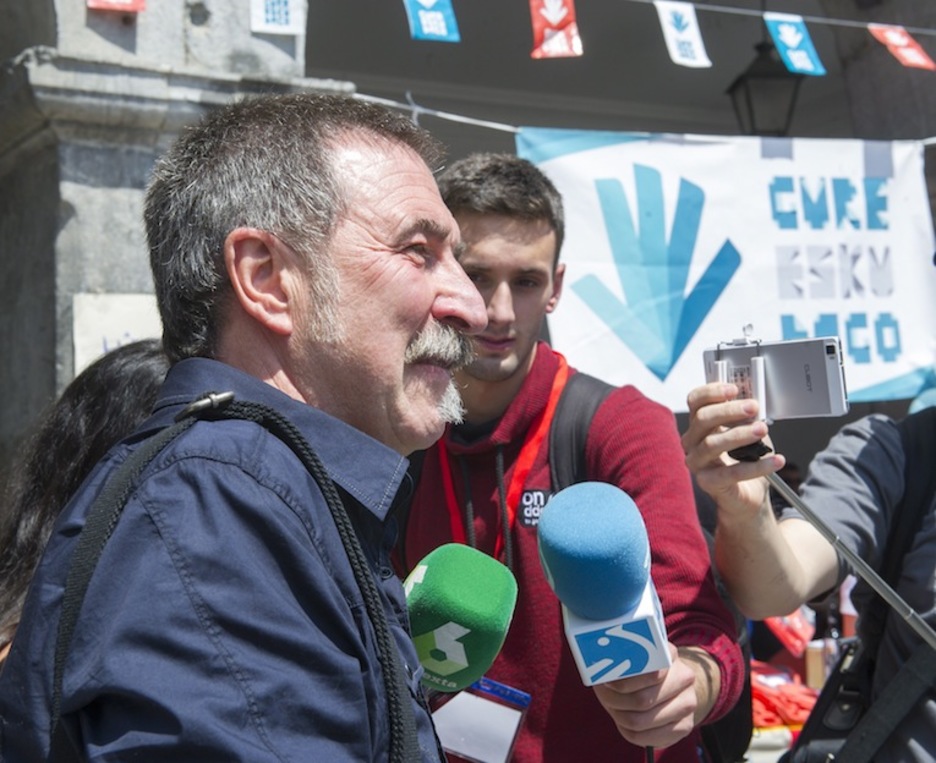 Txutxi Ariznabarreta, portavoz de Independentistak. (Gorka RUBIO / ARGAZKI PRESS) Txutxi Ariznabarreta, portavoz de Independentistak. (Gorka RUBIO / ARGAZKI PRESS)